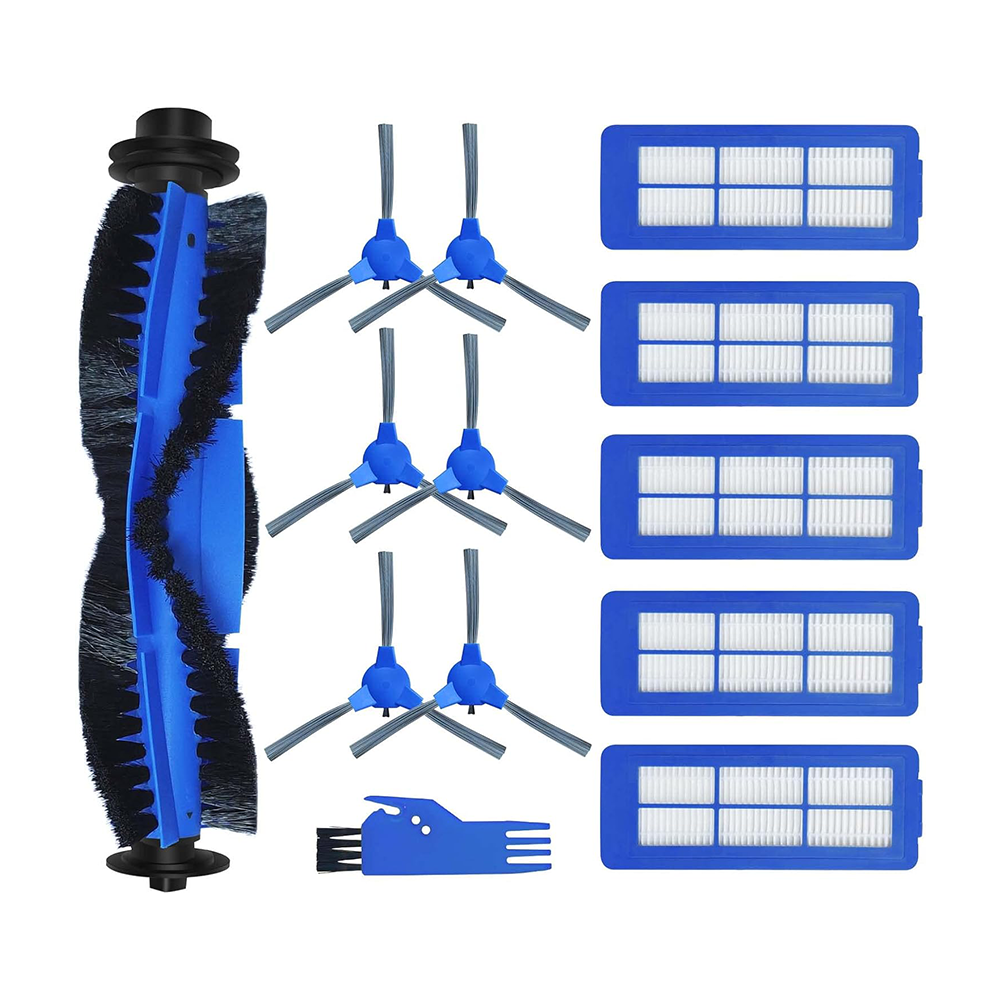 Replacement Accessories Kit for Eufy RoboVac 11S Max, 15C Max, 30C Max, G30 Edge/Verge, G15, G20, G32 Pro – Roller Brush, 5 Filters, 6 Side Brushes, Cleaning Tool