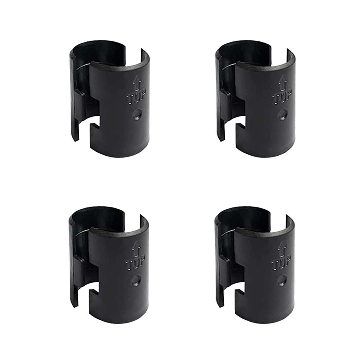 Wire Shelf Clips Shelving Sleeves - 8 Pack Shelf Lock Clips for 1" Post- Shelving Sleeves Replacements for Wire Shelving System