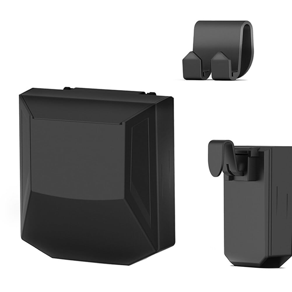 Garbage Bin,Car Seat with Lid with Hooks Leak Proof Vehicle Car Organizer Hanging Storage Box Mini Compatible for Tesla Model 3/X/Y/s