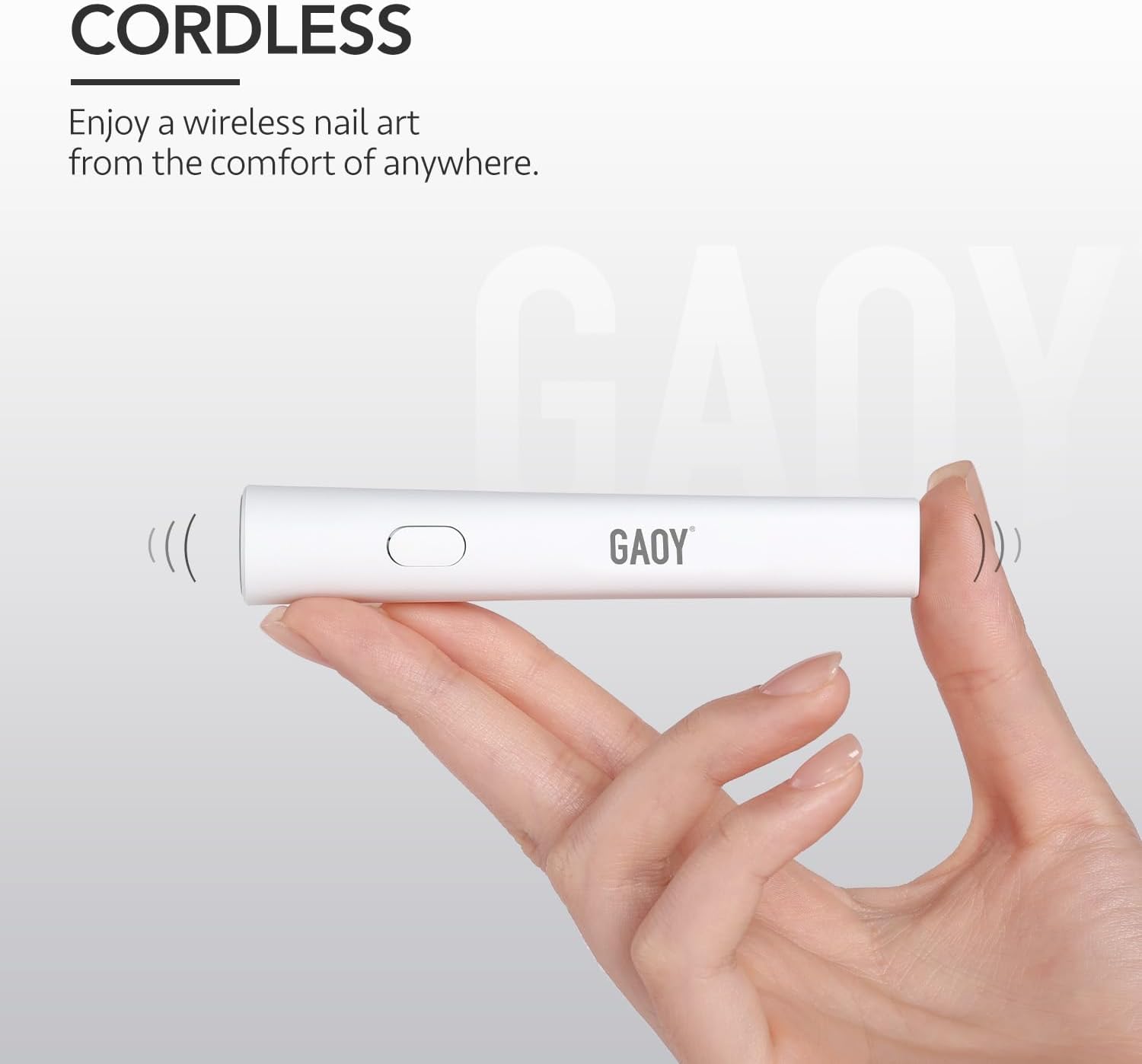 Handheld UV Light for Gel Nails, Mini Nail Light, Portable LED Nail Lamp, Cordless Rechargeable USB Nail Dryer