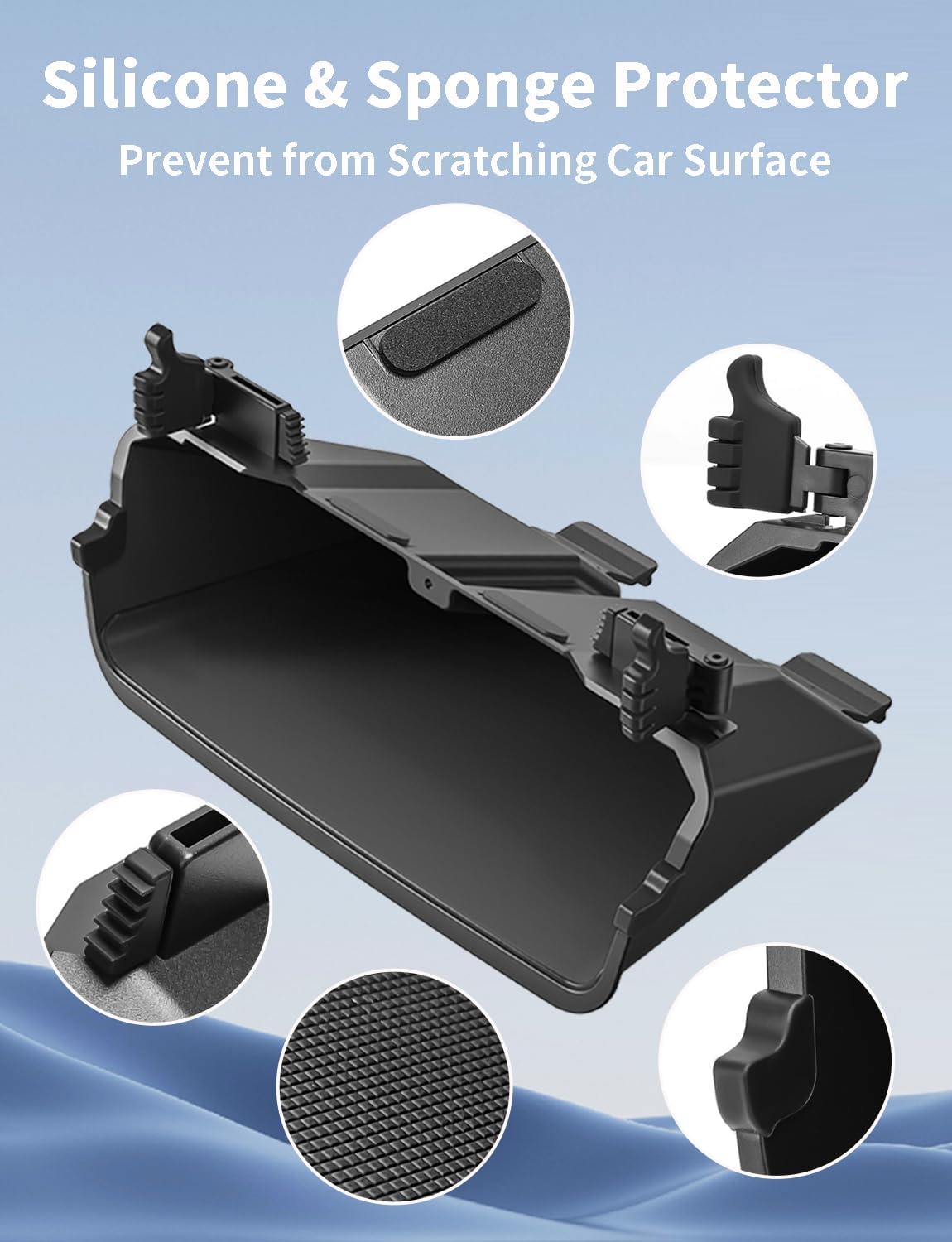 Under Screen Storage Organizer Tray Box Console Center for Tesla Model 3 Model Y Accessories