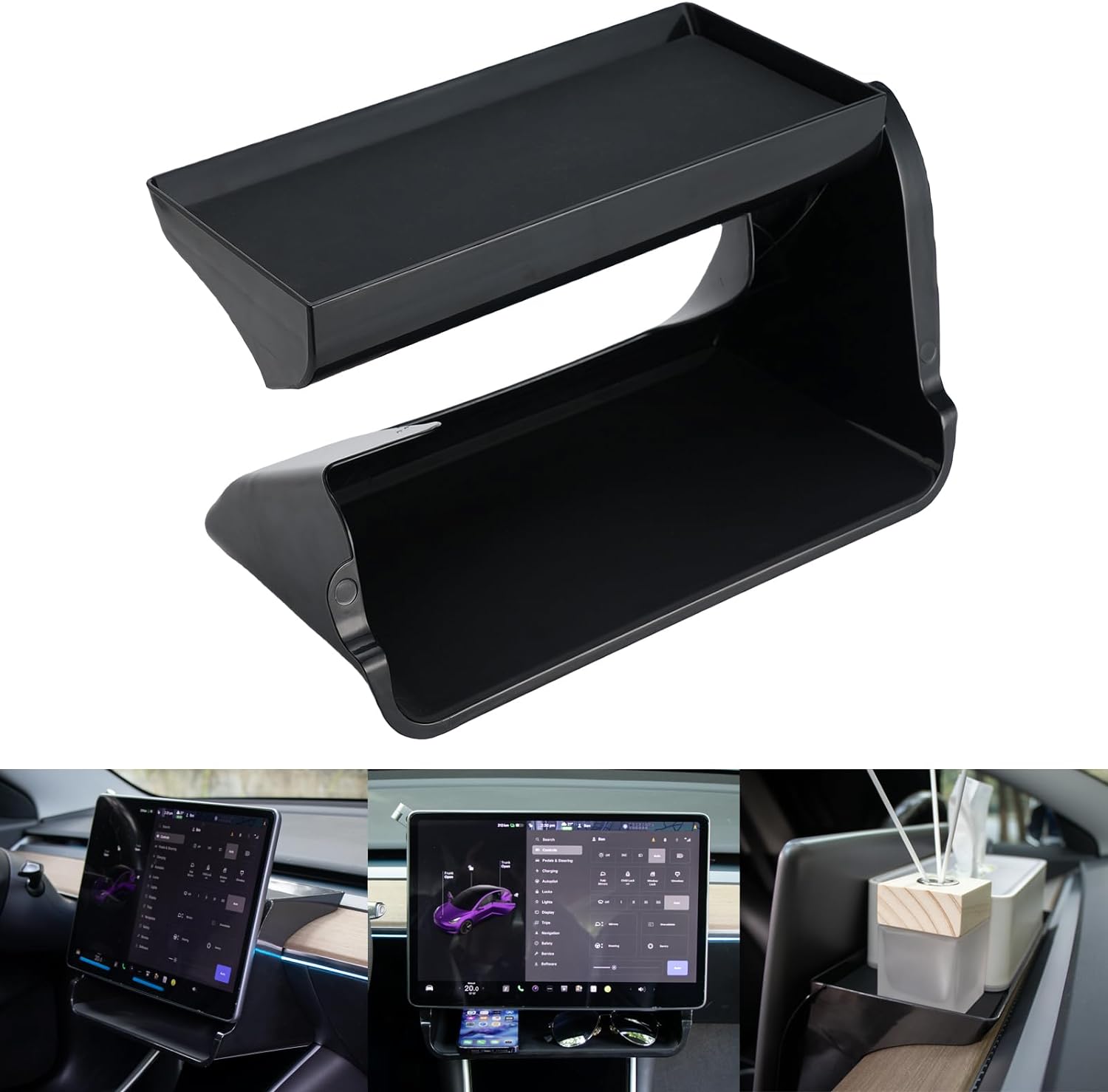 Tesla Center Console Organizer Model 3 Model Y Accessories