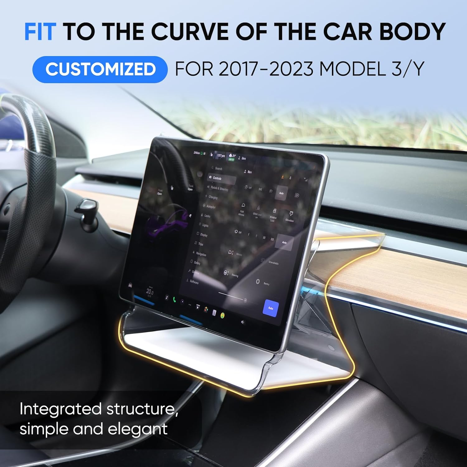 Tesla Center Console Organizer Model 3 Model Y Accessories