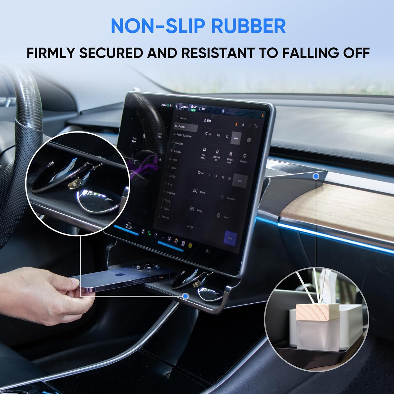 Tesla Center Console Organizer Model 3 Model Y Accessories
