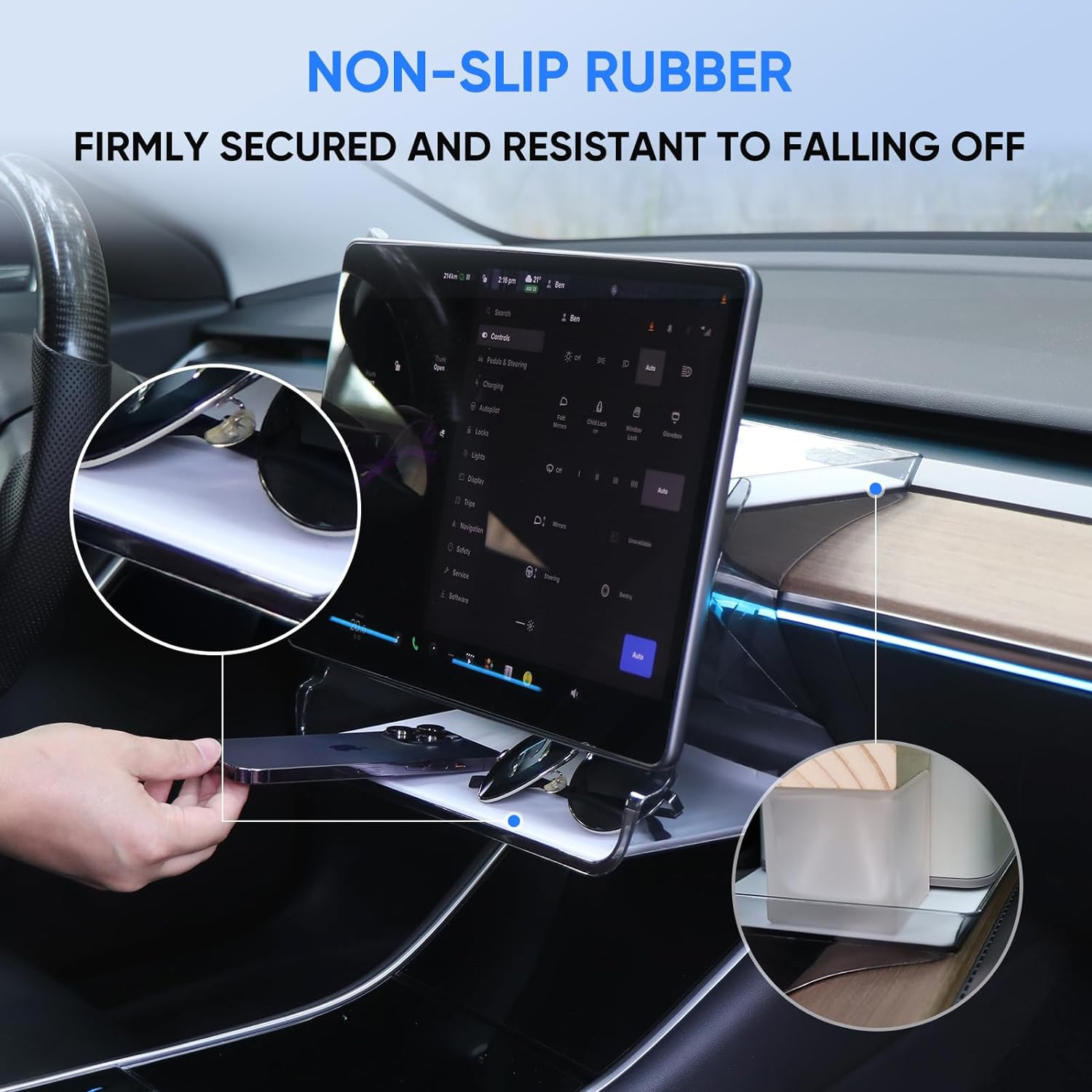Tesla Center Console Organizer Model 3 Model Y Accessories