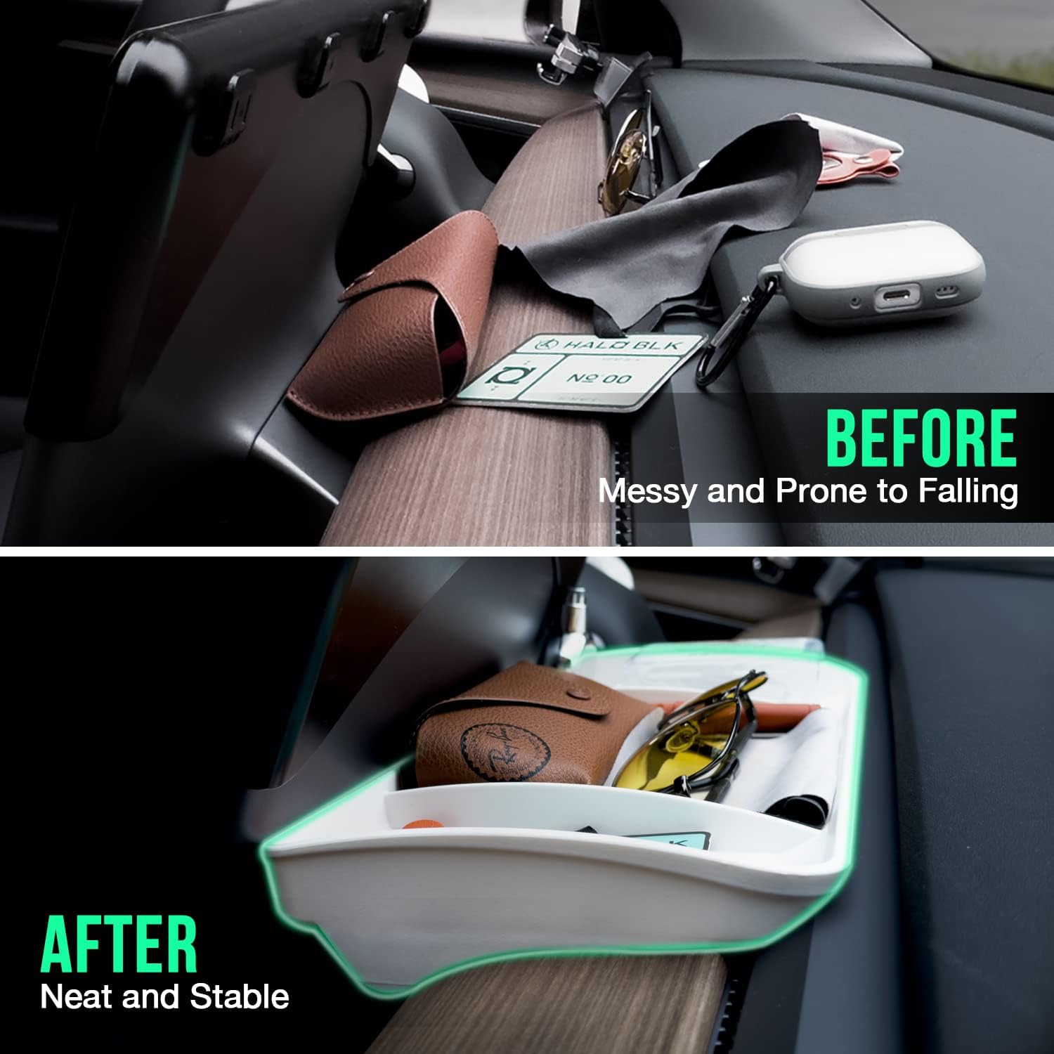 Trash Can Rear Center Console Organizer Behind Seat, Seat back, Second Row Tissue Holder/Storage Bin for Model Y Accessories