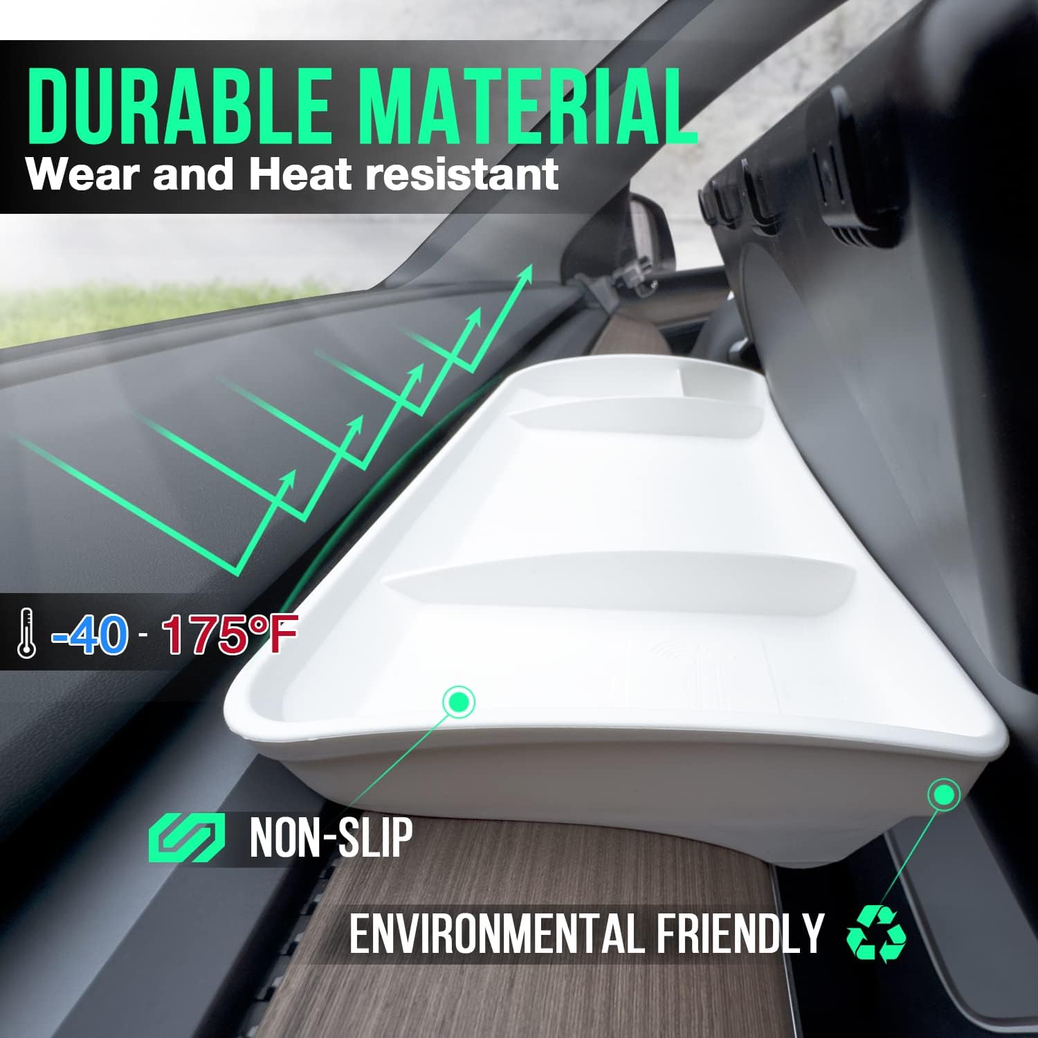 Trash Can Rear Center Console Organizer Behind Seat, Seat back, Second Row Tissue Holder/Storage Bin for Model Y Accessories