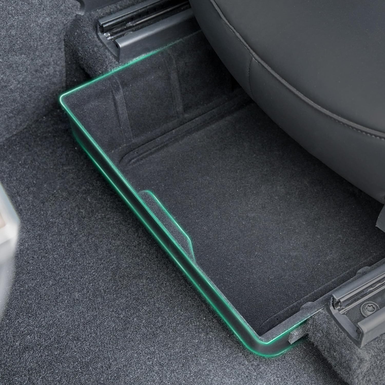 Trash Can Rear Center Console Organizer Behind Seat, Seat back, Second Row Tissue Holder/Storage Bin for Model Y Accessories