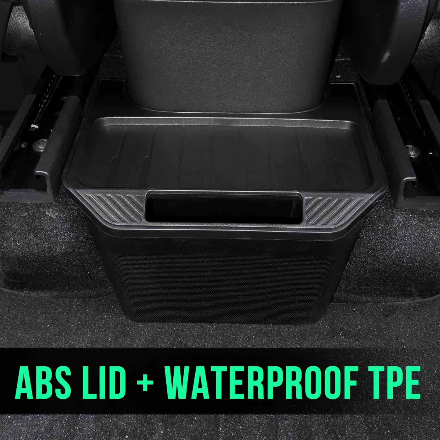 Trash Can Rear Center Console Organizer Behind Seat, Seat back, Second Row Tissue Holder/Storage Bin for Model Y Accessories