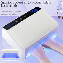 Rechargeable UV LED Cordless Nail Lamp 178W with PU Hand Cushion Pillow